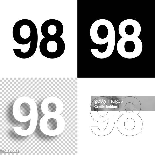 98 black and white