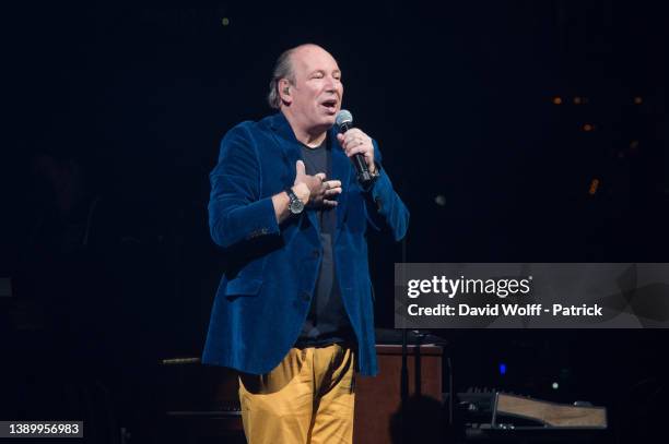 Hans Zimmer performs at AccorHotels Arena on April 6, 2022 in Paris, France.