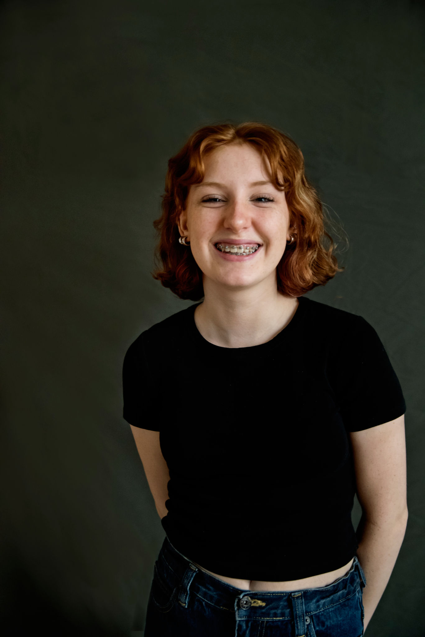 teenager with braces