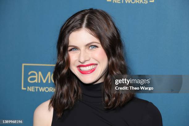 Alexandra Daddario attends AMC Networks' 2022 Upfront at PEAK at Hudson Yards on April 06, 2022 in New York City.
