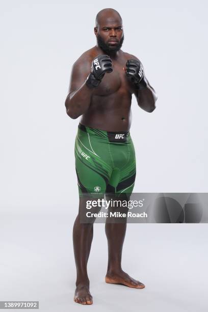 Jairzinho Rozenstruikposes for a portrait during a UFC photo session on April 6, 2022 in Jacksonville, Florida.