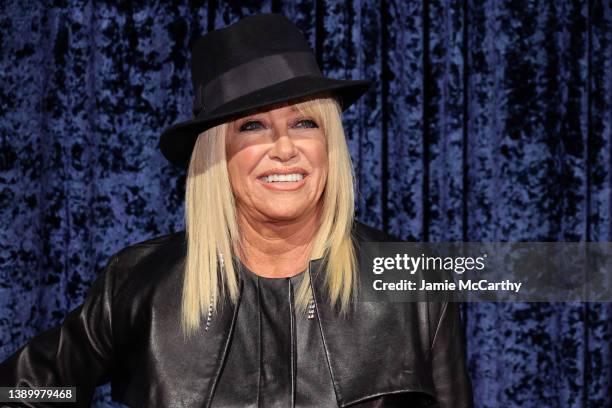 Suzanne Somers attends the Clive Davis 90th Birthday Celebration at Casa Cipriani on April 06, 2022 in New York City.