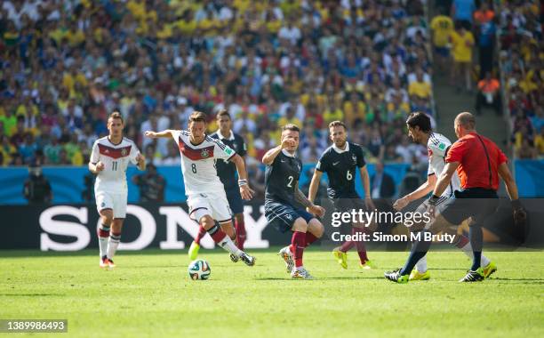 Mezut Oezil of Germany during World Cup Quarter Final match between Germany and France at the Maracana- Estadio Journalist Mario Fiho on July 4th,...