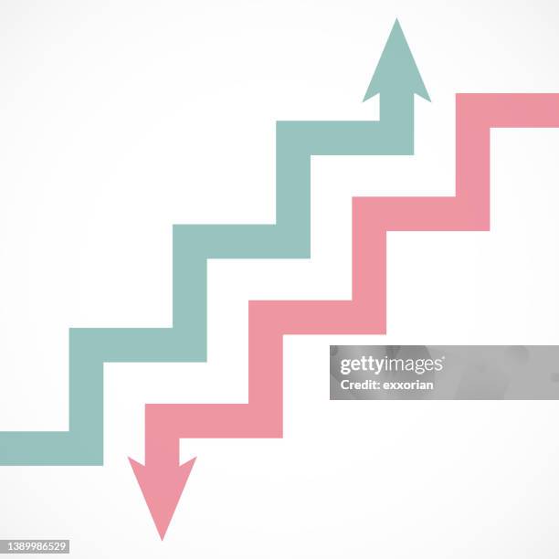 Infographic Arrow Up Photos and Premium High Res Pictures - Getty Images