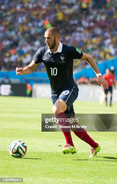 Karim Benzema of France during World Cup Quarter Final match between Germany and France at the Maracana- Estadio Journalist Mario Fiho on July 4th,...
