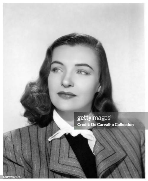 Actress Ella Raines as 'Penelope Hampton' in a publicity shot from the movie 'The Runaround' United States.