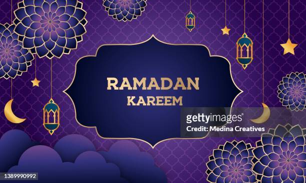 ilustrações, clipart, desenhos animados e ícones de fundo ornamental árabe padronizado da mesquita islâmica, cartão de saudação de design para ramadan kareem - arábia