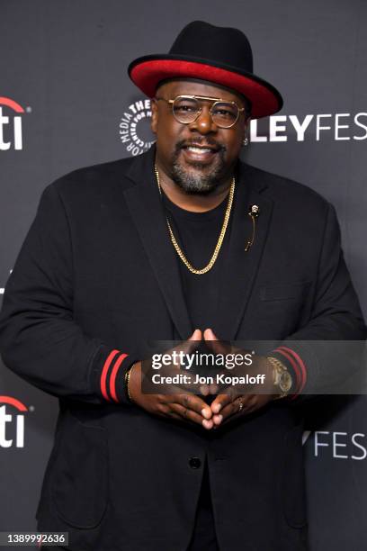 Cedric the Entertainer attends the premiere of "Ghosts" and "The Neighborhood" during the 39th annual PaleyFest LA at Dolby Theatre on April 06, 2022...