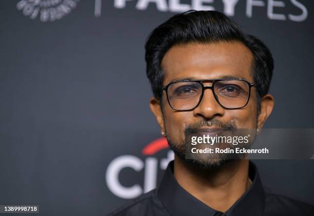 Utkarsh Ambudkar attends the premiere of "Ghosts" and "The Neighborhood" during the 39th annual PaleyFest LA at Dolby Theatre on April 06, 2022 in...