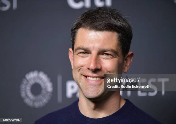 Max Greenfield attends the premiere of "Ghosts" and "The Neighborhood" during the 39th annual PaleyFest LA at Dolby Theatre on April 06, 2022 in...