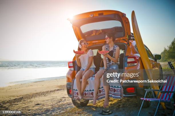 fruits freshy - eating in car stock pictures, royalty-free photos & images