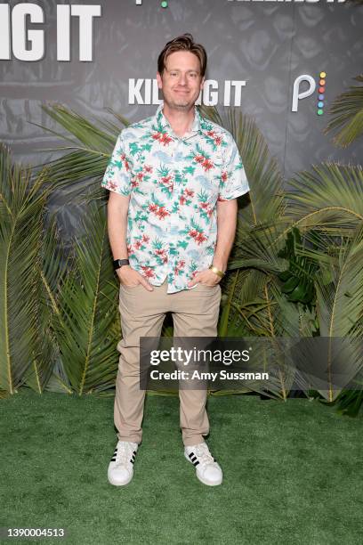 Tim Heidecker attends an exclusive screening and cocktail party celebrating the upcoming premiere of "Killing It", hosted by Peacock at Casita...