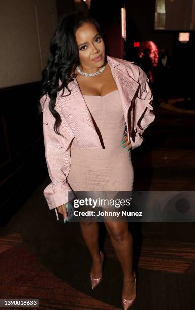Angela Simmons attends 2022 National Action Network Convention at Sheraton New York Hotel & Towers on April 07, 2022 in New York City.