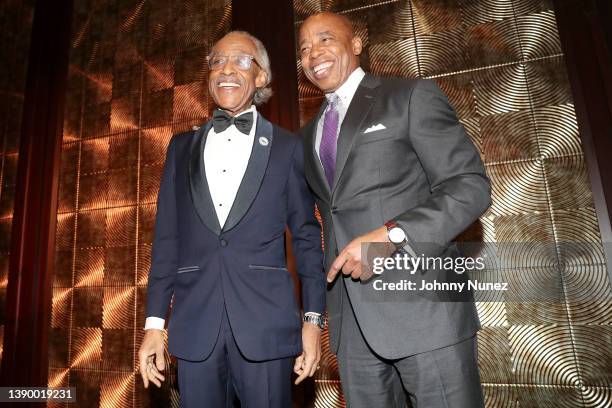 Reverend Al Sharpton and Mayor Eric Adams attend 2022 National Action Network Convention at Sheraton New York Hotel & Towers on April 07, 2022 in New...
