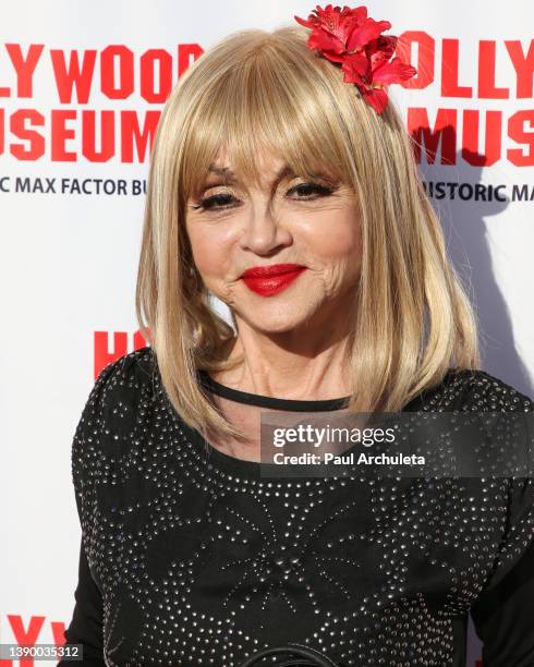 Comedian Judy Tenuta attends the new "Smokey And The Bandit" exhibit to celebrate the 45th anniversary of the franchise at The Hollywood Museum on...