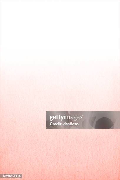 light pale pastel pink or peach and faded white coloured ombre rustic and smudged painted plastered scratched wall textured blank empty vertical vector backgrounds - peach colour stock illustrations