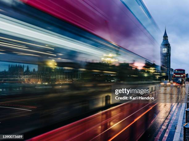 dusk on westminster bridge, london - brexit travel stock pictures, royalty-free photos & images