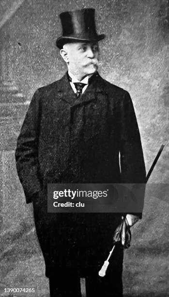 stockillustraties, clipart, cartoons en iconen met count ferdinand von zeppelin - count ferdinand von zeppelin