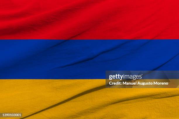 flag of armenia - armenian flag - fotografias e filmes do acervo