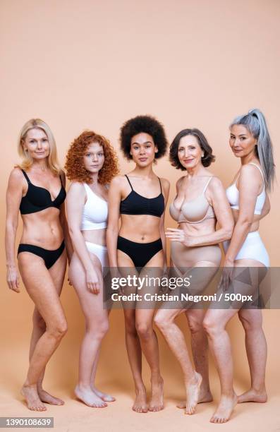 woman body positive and self acceptance concepts photo session - teen bras bildbanksfoton och bilder