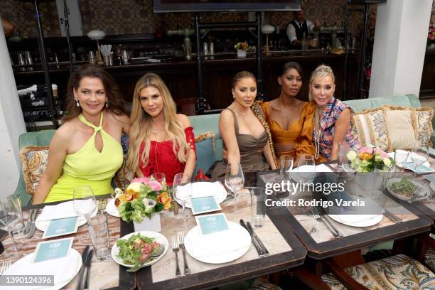 Julia Lemigova, Adriana De Moura, Larsa Pippen, Kiki Barth, and Marysol Patton attend Variety's Miami Entertainment Town presented by CN Bank on...