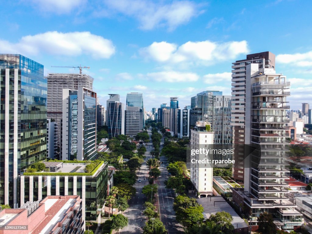 Avenue Faria Lima in Sao Paulo