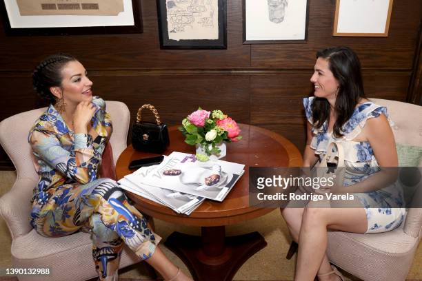 Ana Villafañe and Laura Rodriguez attend Variety's Miami Entertainment Town presented by CN Bank on April 07, 2022 in Miami, Florida.