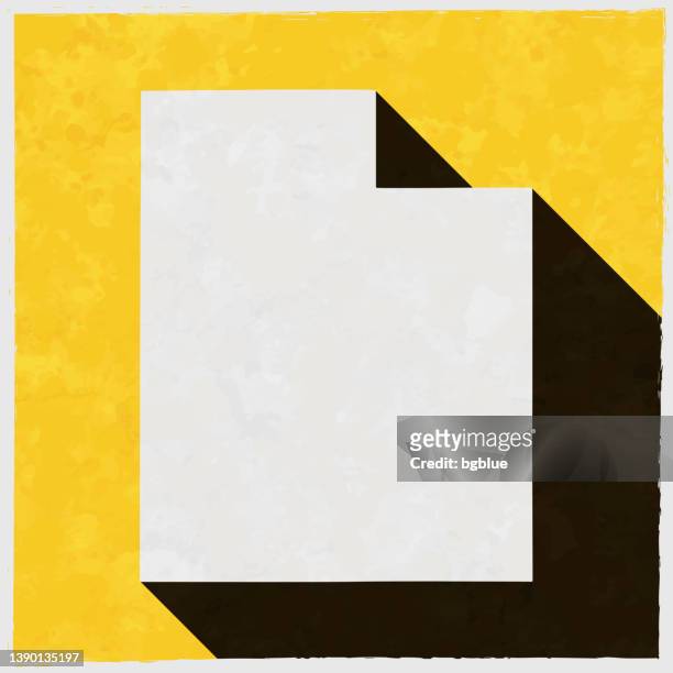 utah map with long shadow on textured yellow background - salt lake city stock illustrations