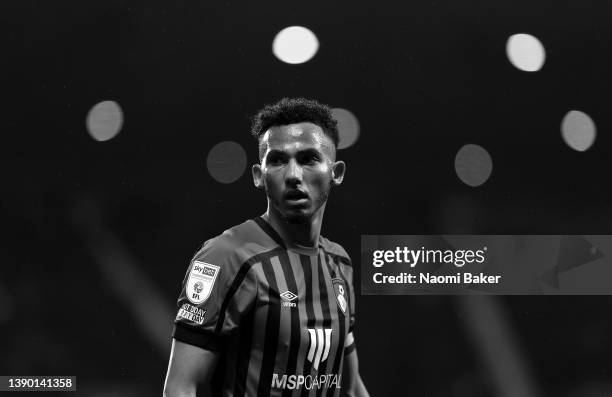 Lloyd Kelly of AFC Bournemouth looks on during the Sky Bet Championship match between West Bromwich Albion and AFC Bournemouth at The Hawthorns on...