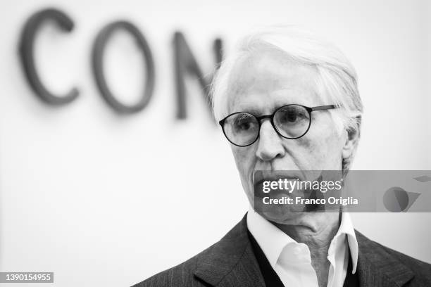 Giovanni Malagò attends the Premio "Giuliano Gemma - Forza Passione Identità" at Salone D'Onore of the CONI headquarter on April 07, 2022 in Rome,...