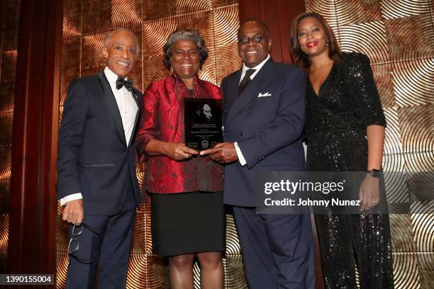 Reverend Al Sharpton, Linda Thomas-Greenfield, Rev. Dr. W. Franklyn Richardson and Rashida Jones attend 2022 National Action Network Convention at...