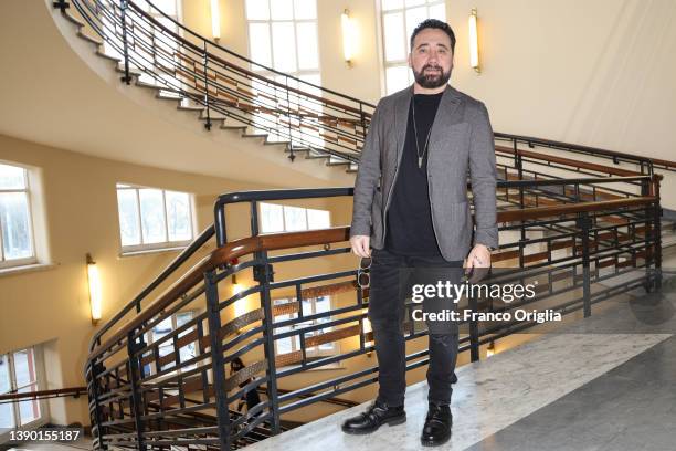 Federico Zampaglione attends the Premio "Giuliano Gemma - Forza Passione Identità" at Salone D'Onore of the CONI headquarter on April 07, 2022 in...