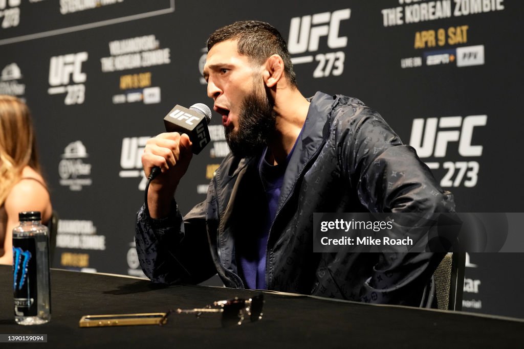 UFC 273 Press Conference
