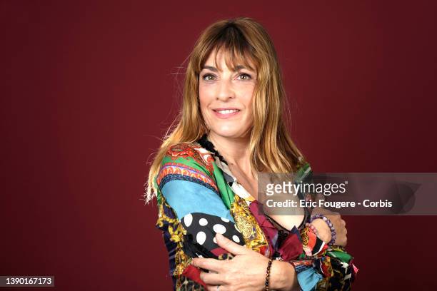 Singer Eve Angeli poses during a portrait session in Paris, France on .