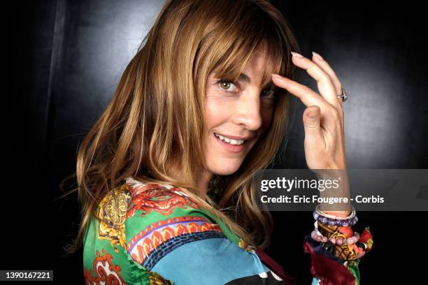 Singer Eve Angeli poses during a portrait session in Paris, France on .