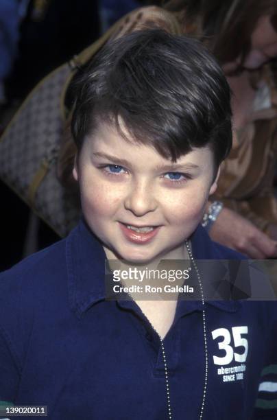 Actor Spencer Breslin attends the world premiere of "Prancer Returns" on November 10, 2001 at the Universal Cinema in Universal City, California.