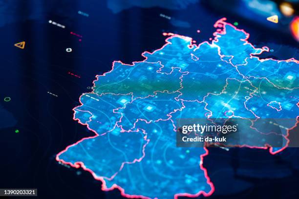 Germany Map Digital 2,675 Germany Digital Map Stock Photos, High-Res Pictures, and Images ...