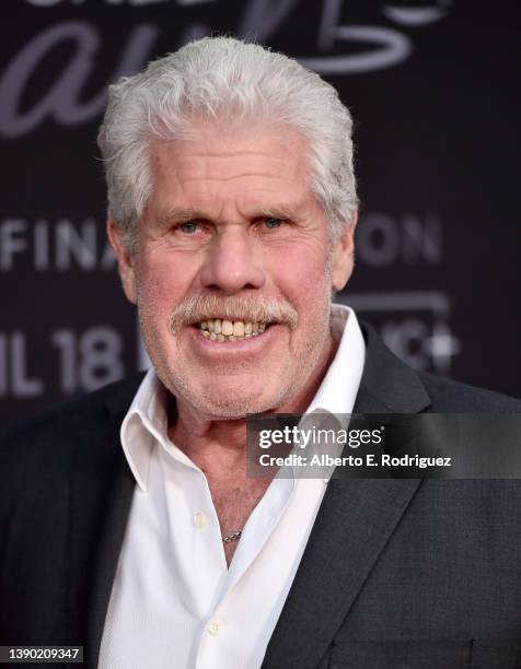 Ron Perlman attends the Premiere of The Sixth And Final Season Of AMC's "Better Call Saul" at the Hollywood Legion Theater on April 07, 2022 in Los...