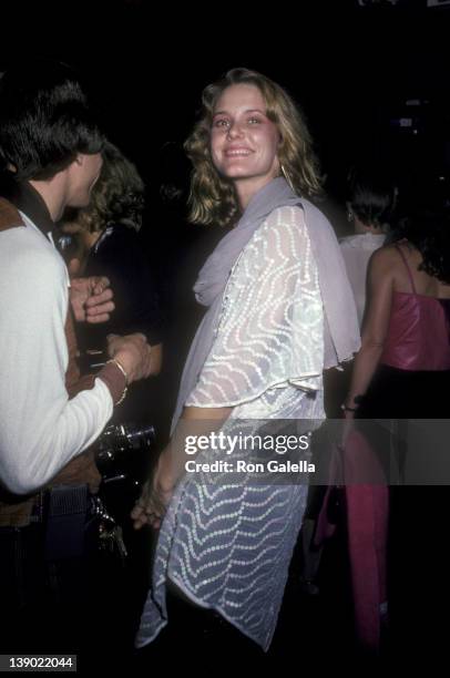 Arnella Flynn attends the premiere party for "The Elephant Man" on October 2, 1980 at Magique in New York City.