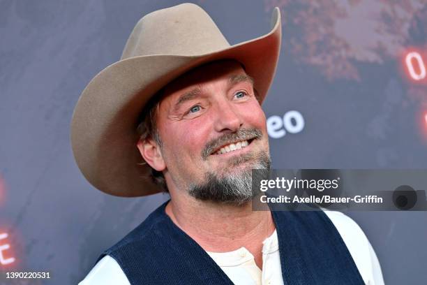 Brian Bowen Smith attends the Los Angeles Premiere of Prime Video's Western "Outer Range" at Harmony Gold on April 07, 2022 in Los Angeles,...