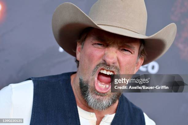 Brian Bowen Smith attends the Los Angeles Premiere of Prime Video's Western "Outer Range" at Harmony Gold on April 07, 2022 in Los Angeles,...