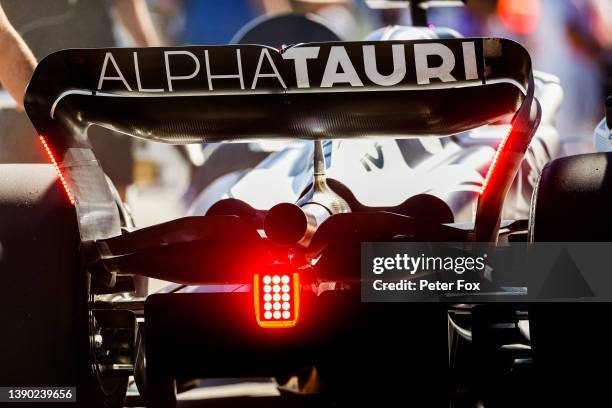 Pierre Gasly of Scuderia AlphaTauri and France during practice ahead of the F1 Grand Prix of Australia at Melbourne Grand Prix Circuit on April 08,...