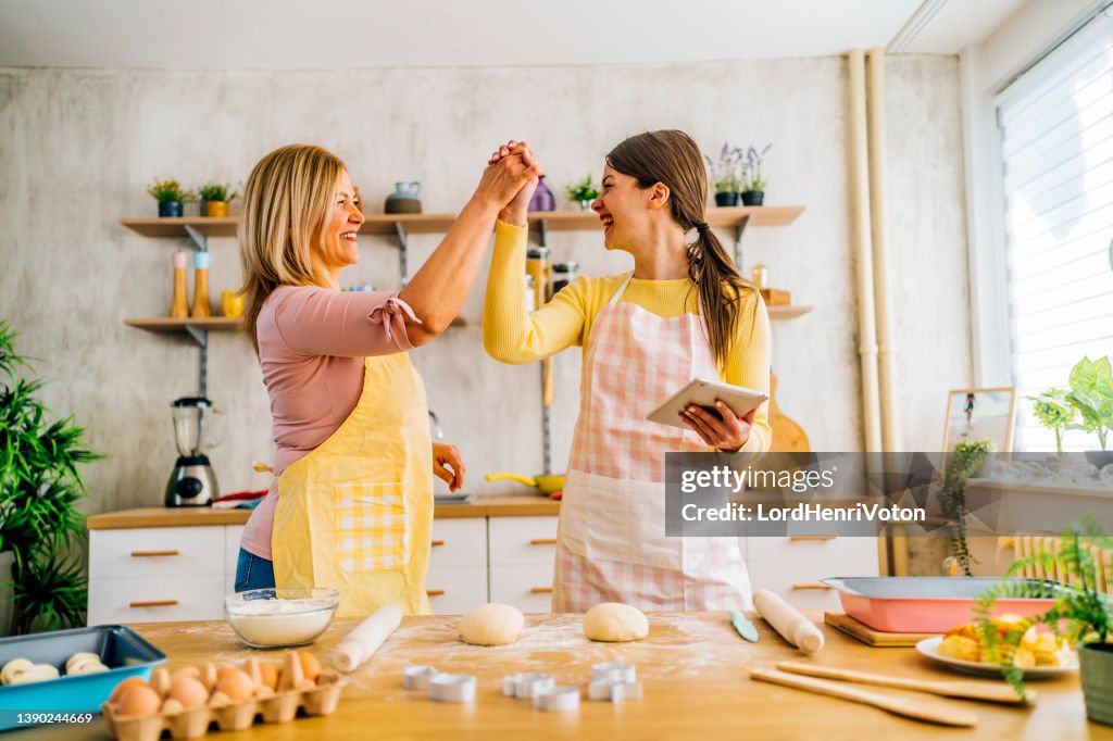 Me and my mother are the perfect cooking team