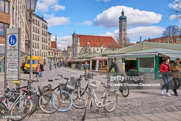 munich - viktualienmarkt stock pictures, royalty-free photos & images