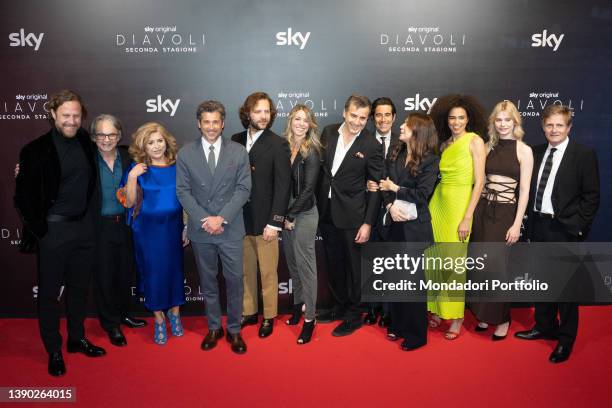 Jan Maria Michelini, Frank Spotnitz, Matilde Bernabei, Patrick Dempsey, Alessandro Borghi, guest, Luca Bernabei, Guido Maria Brera, Antonella...