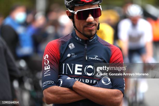 Daniel Felipe Martinez Poveda of Colombia and Team INEOS Grenadiers during the team presentation prior to the 61st Itzulia Basque Country 2022 -...