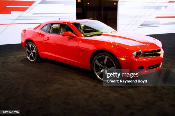 Chevrolet Camaro, at the 104th Annual Chicago Auto Show at McCormick Place in Chicago, Illinois on FEBRUARY 09, 2012.