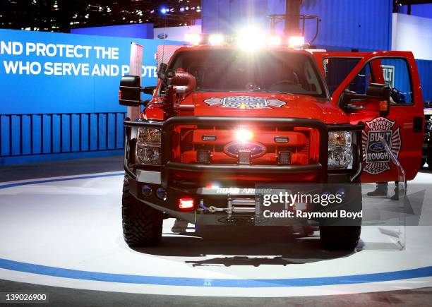 Ford F-550 Super Duty Truck, at the 104th Annual Chicago Auto Show at McCormick Place in Chicago, Illinois on FEBRUARY 09, 2012.