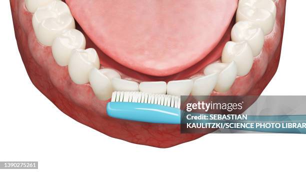 manual toothbrush, illustration - bubble gum stock illustrations