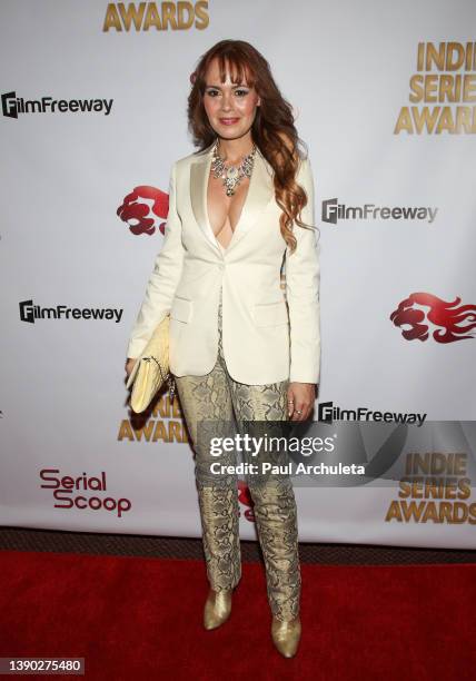 Actress Lauren B. Martin attends the 12th Annual Indie Series Awards at The Colony Theatre Company on April 07, 2022 in Burbank, California.